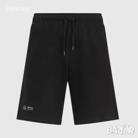 Mercedes AMG Sweat Shorts - Оригинални мъжки къси шорти размер S-M, снимка 1 - Спортни дрехи, екипи - 48892141