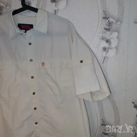 Fjallraven риза с къс ръкав размер ХХЛ, снимка 4 - Ризи - 49715468