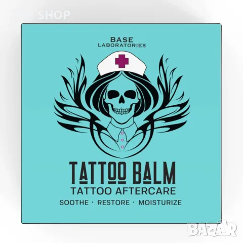 Base Labs Tattoo Aftercare Lotion Balm 3 бр. балсам за татуировки Успокоява Възстановява Овлажнява, снимка 6 - Комплекти и лотове - 49970002