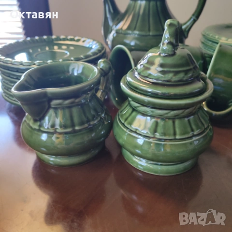 Керамичен сервиз за чай,19 части, снимка 9 - Сервизи - 53278921