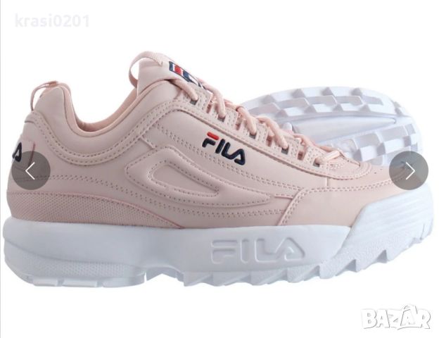 Оригинални маратонки на Fila Disruptor II! 37, 38, естествена кожа, снимка 2 - Маратонки - 46065005