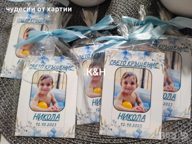 Магнити подаръчета за вашите гости за кръщене, снимка 2 - Други - 51603147