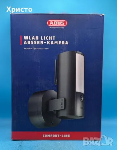 НОВО!!! Външна камера за видеонаблюдение ABUS WLAN LIGHT, снимка 3 - IP камери - 48202960