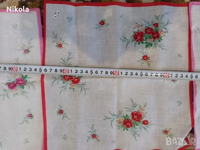 Винтидж памучни детски кърпички, снимка 6 - Пелени, памперси - 51151596