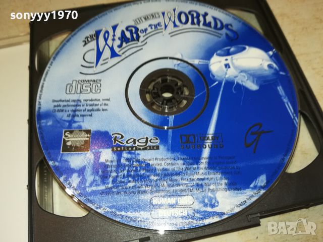 THE WAR OF THE WORLDS-2CD ВНОС GERMANY 0805241120, снимка 3 - Други игри и конзоли - 45632327