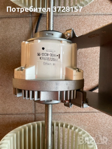 Вентилатор за централен климатик Mitsubishi Electric SIC-101CW-D8114 , снимка 3 - Климатици - 53588566