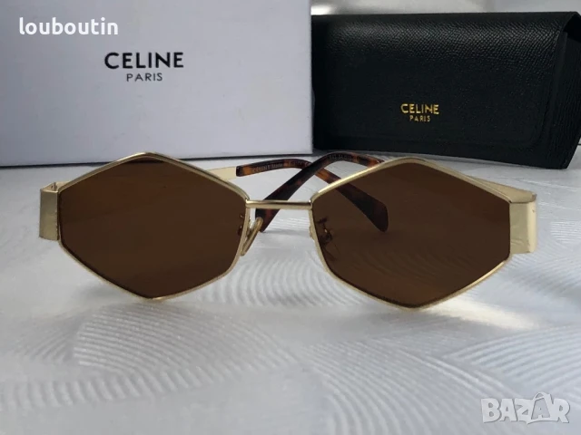 Celine 2024 дамски слънчеви очила ромб, снимка 6 - Слънчеви и диоптрични очила - 50741627