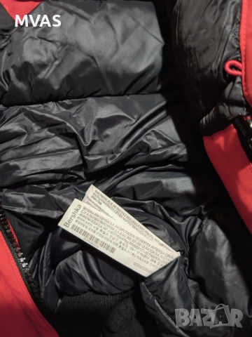 Bershka - 55% Дамско зимно червено яке S размер, снимка 8 - Якета - 51858109