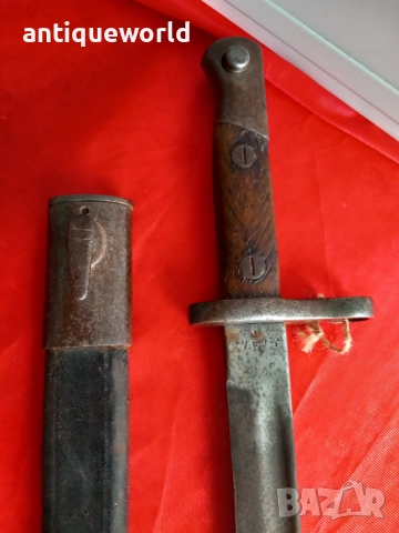 1913г WW1 Голям Толедски Байонет .Щик М1913 ,ПСВ, снимка 2 - Антикварни и старинни предмети - 52488716