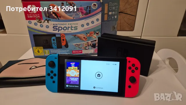 Nintendo switch пълен комплект, кутия и кейс, снимка 1