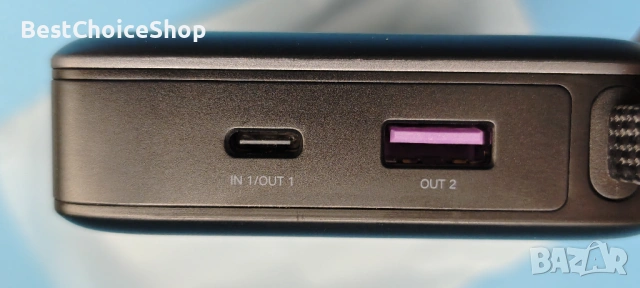 UGREEN Nexode 20000mAh Пауър Банк 67W Бързо Зареждане с вграден USB-C кабел, снимка 7 - Външни батерии - 54102605