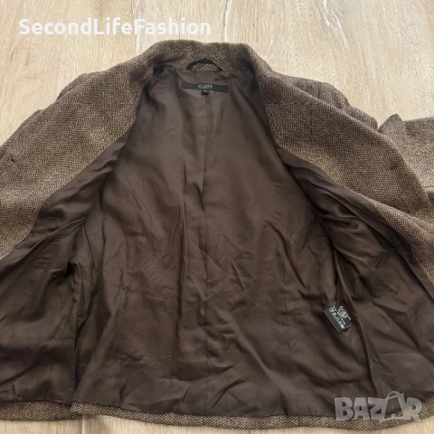 Дамско сако Hallhuber Philosophy, размер 36 S, вълна, полиестер, 2 копчета, снимка 8 - Сака - 53427729