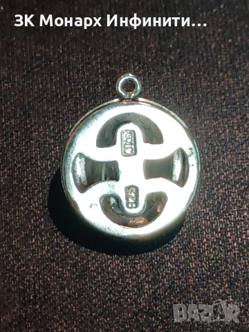 Сребърна висулка , снимка 2 - Колиета, медальони, синджири - 49487033