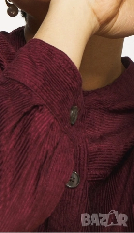 Виненочервена рокля , снимка 3 - Рокли - 52659560