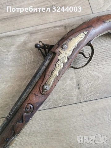 Стар кремъчен Пищов преднопълнещ, снимка 5 - Други ценни предмети - 51607752