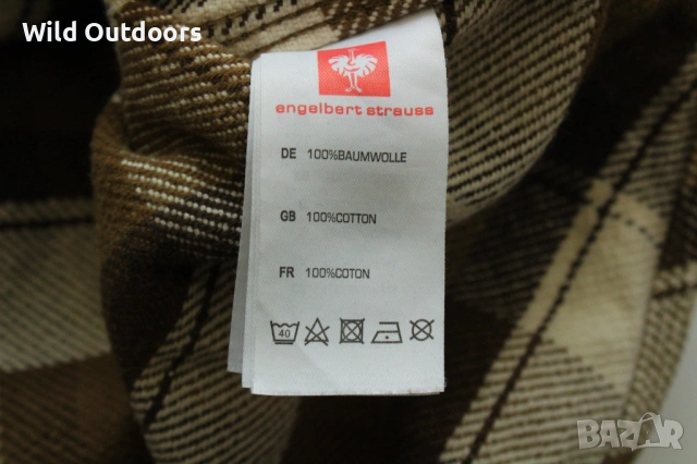 ENGELBERT STRAUSS - мъжка риза-яке, размер L, снимка 5 - Спортни дрехи, екипи - 53864355