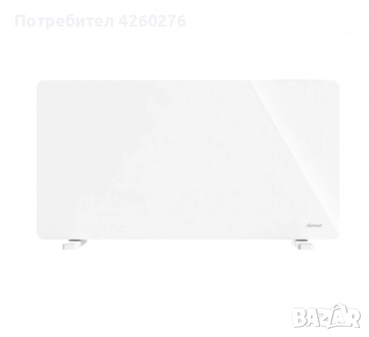 Конвекторна печка , 2000W, алум.нагревател, стъклен панел, Wi-Fi