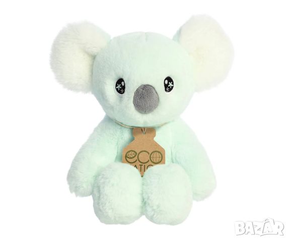 Плюшена играчка Аврора - Еко коала, мента, 22 см.