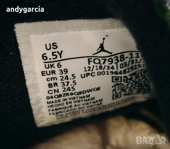  Nike Air Jordan 4 RM 39.0 ти номер или 24.5 см стелка, чисто нови с кутия 100% оригинални, снимка 17 - Маратонки - 53646417