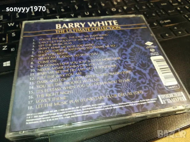 BARRY WHITE-ORIGINAL CD 0103251650, снимка 5 - CD дискове - 49326361