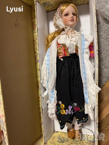 Порцеланова кукла в Полски стил, снимка 2 - Колекции - 54272452