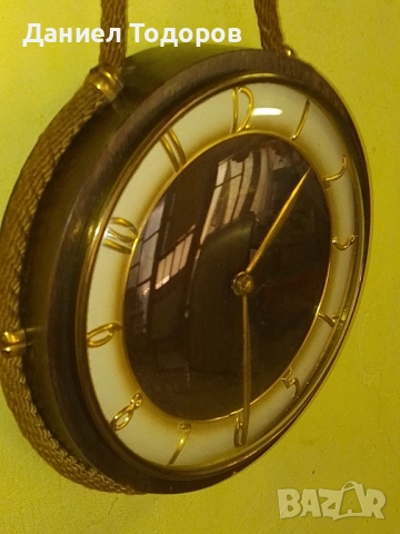 Стар Германски Стенен Механичен Часовник -Маите- Работи Точно , снимка 3 - Антикварни и старинни предмети - 51718561