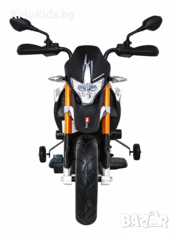 Aprilia 12V - Детски акумулаторен мотор, Черен, EVA гуми, снимка 6 - Детски велосипеди, триколки и коли - 50428322