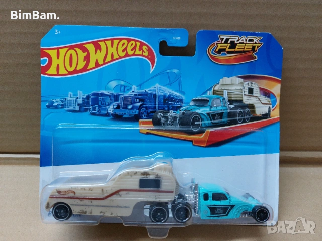 Камиони / колички Hot Wheels - 20 модела  Track Fleet - Nitro Rail, снимка 3 - Коли, камиони, мотори, писти - 51551959