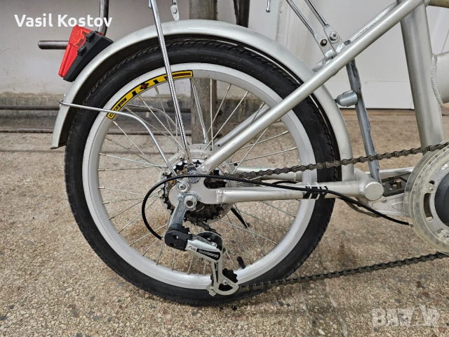 Сгъваем електрически велосипед 20 цола, снимка 13 - Велосипеди - 53986132