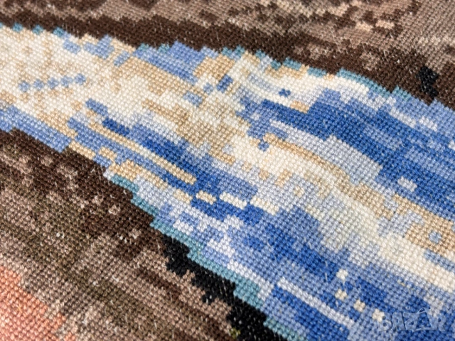 Ушит Гоблен "Водната фея"-52см х 34 см, снимка 6 - Гоблени - 54056297