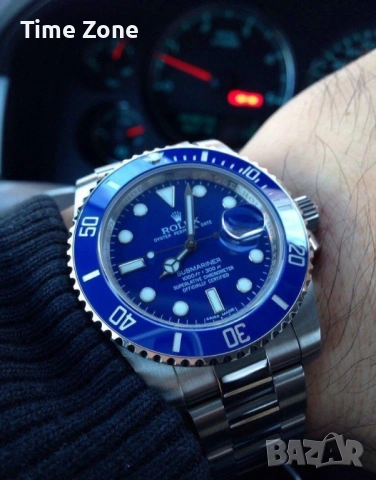 Rolex Submariner 40mm 'Smurf' White Gold Ceramic Automatic Различни Варианти, снимка 10 - Мъжки - 54072443