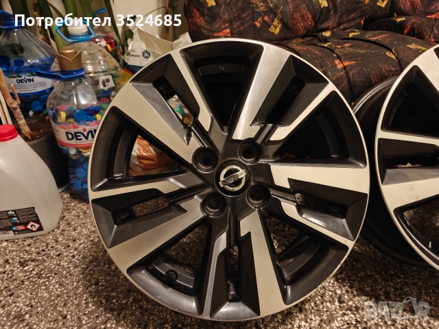 4 броя оригинални джанти на Нисан стават и за Рено Клио., снимка 3 - Гуми и джанти - 52210800