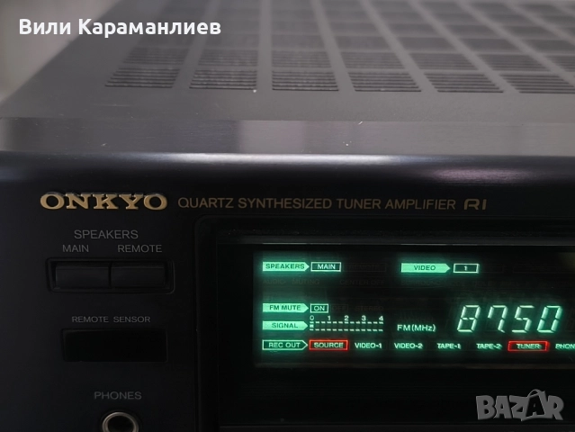 ONKYO TX-7840,РСИЙВЪР,JAPAN,Перфектен без ремонти, снимка 2 - Ресийвъри, усилватели, смесителни пултове - 52449057