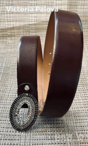 Красив кожен колан SPLENDORE  Италия, снимка 8 - Колани - 50716641