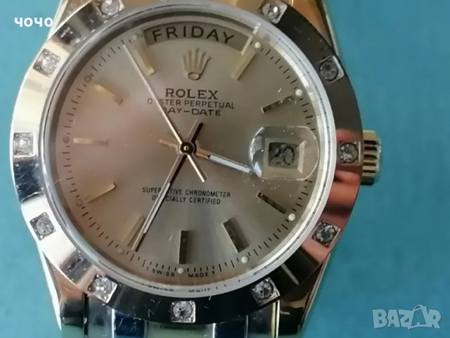 Rolex automatic gold -steel-43.8mm, снимка 2 - Мъжки - 47578889