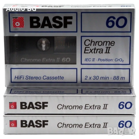 нови аудио касети BASF Chrome Extra 60min (1988г)