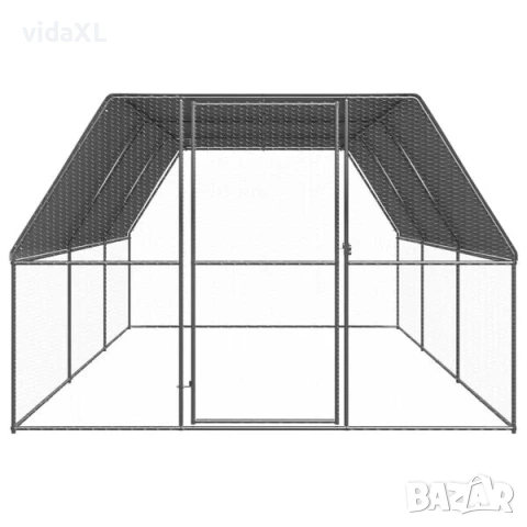 vidaXL Външна клетка за пилета, 3x6x2 м,(SKU:3154377.), снимка 2 - Други стоки за животни - 53790905