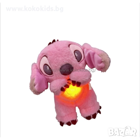 ПЛЮШЕНА ИГРАЧКА ДИШАЩ СТИЧ СЪС ЗВУК И СВЕТЛИНА - STITCH , 30 СМ., снимка 2 - Плюшени играчки - 52872685