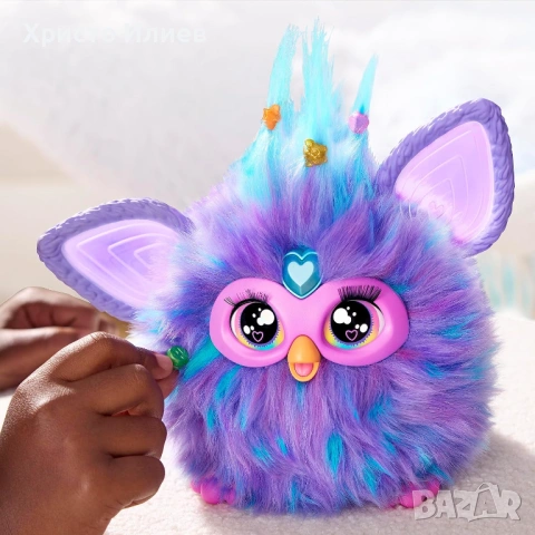 FURBY Furblets Плюшена интерактивна играчка лилаво Фърби, снимка 5 - Други - 53576477