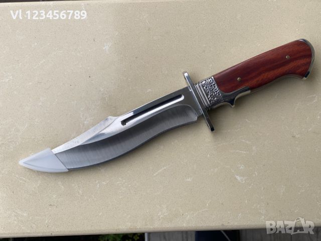 Стабилен и тежък ловен нож, кания 180 х300, снимка 2 - Ножове - 45579064
