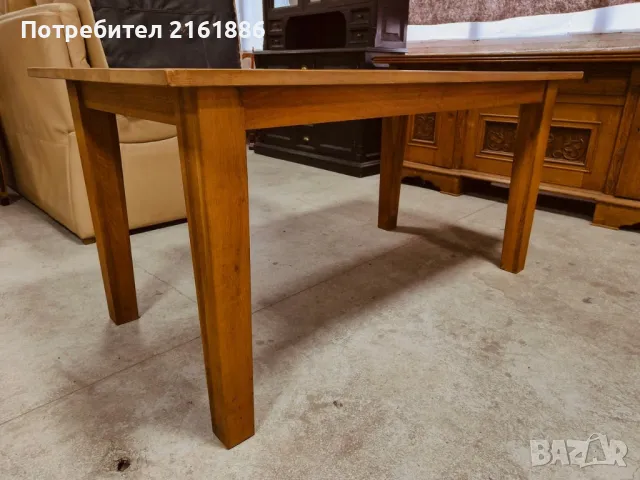 Дъбова трапезна маса , снимка 2 - Маси - 50411842