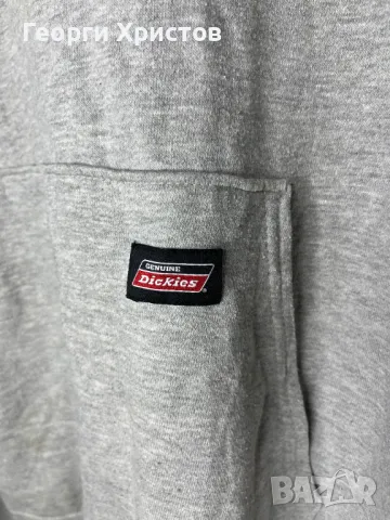 Dickies Genuine Grey Hoodie Мъжко Горнище, снимка 3 - Спортни дрехи, екипи - 49133137