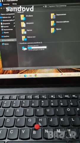 коледен лаптоп LENOVO  T-440S ТЬЧСКРИН  цена 200лв, снимка 9 - Лаптопи за дома - 52850483