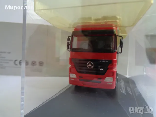 HERPA H0 1/87 КАМИОН ТИР ВЛЕКАЧ MERCEDES ACTROS МОДЕЛ, снимка 3 - Колекции - 47420503