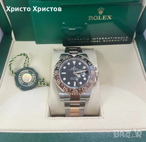 Мъжки луксозен часовник Rolex GMT-Master II Two-Tone Stainless - "The Rootbeer"

, снимка 2 - Мъжки - 47069873