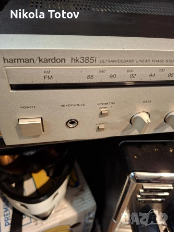 Продава се ресивър Harman Kardon hk385i. , снимка 3 - Ресийвъри, усилватели, смесителни пултове - 53330676