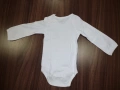 бебешко боди- панда с дълъг ръкав - размер 74, снимка 4