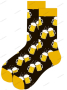 Мъжки чорапи със забавен модел от 5 чифта, 3цвята , снимка 2