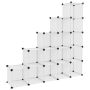 vidaXL Органайзер с кубични отделения, 15 куба, прозрачен, PP(SKU:340549, снимка 1 - Други - 45598481