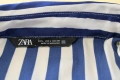 Риза ZARA - синьо- бяло рае, снимка 4